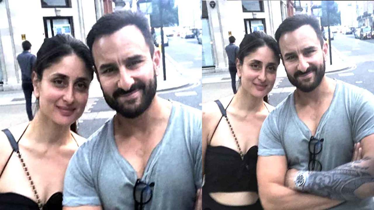 Saif Ali Khan spotted with a large new tattoo, is shocked at photographers  putting cameras under gate to click pics. Watch | Bollywood - Hindustan  Times