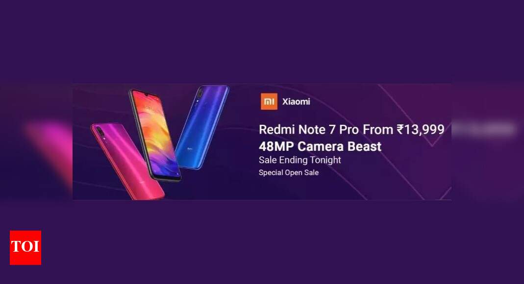 Last day to avail this Xiaomi Redmi Note 7 Pro offer - Times of India