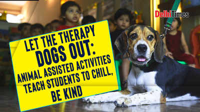 Let the therapy dogs out: Animal assisted activities teach students to chill, be kind
