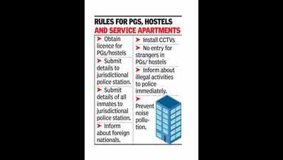 PGs, hostels, homestays come under police radar