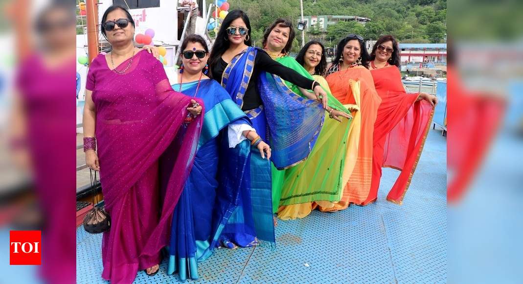 Photo of South indian bridesmaids in silk sarees