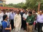 Pictures of Swachhta Abhiyan at the Parliament organised by the Lok Sabha speaker, Om Birla...