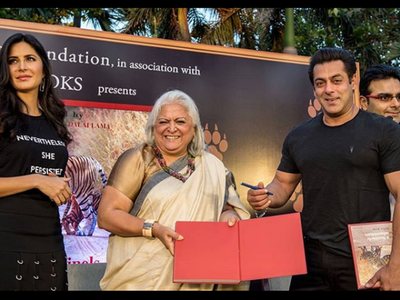 Photos: Salman Khan and Katrina Kaif attend Bina Kak's book launch