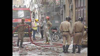 Blaze at factory kills three in Shahdara, clogged lane slows down rescue effort