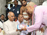 President offers prayers at Tirupati temples