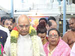 President offers prayers at Tirupati temples