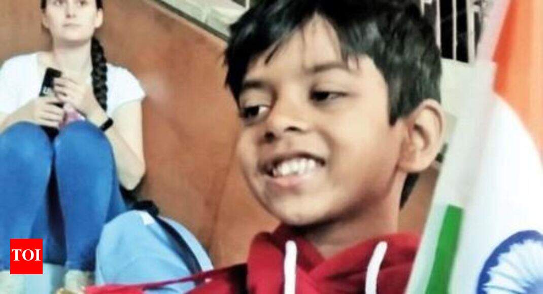 8-year-old cancer survivor bags gold in Moscow | India News - Times of India