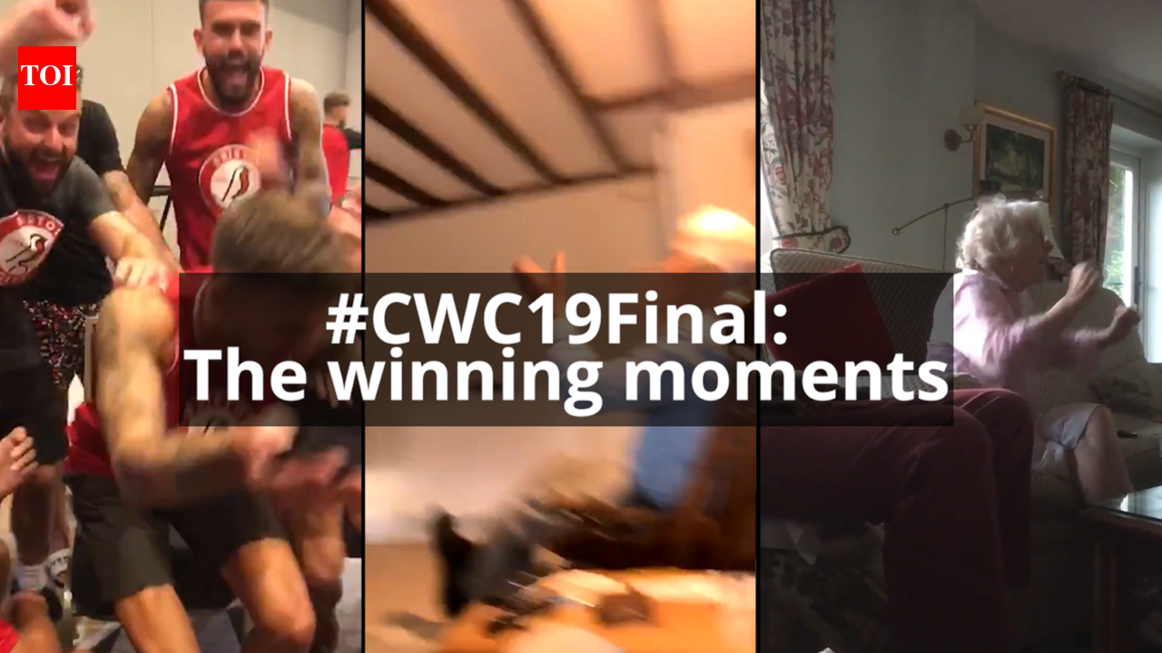 #CWC19Final: The winning moments