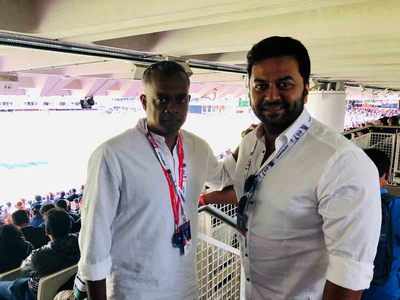 Here’s who Indrajith bumped into at the World Cup final at Lord’s