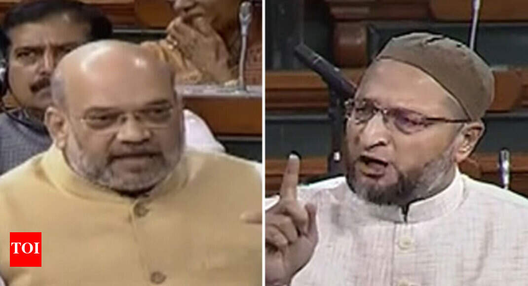 Shah, Owaisi spar over NIA amendment bill