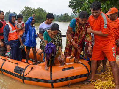 119 NDRF teams deployed for rescue, relief operations in flood-hit areas |  India News - Times of India