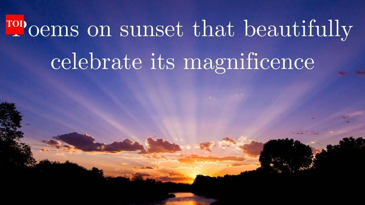 Poems on sunset that beautifully celebrate its magnificence