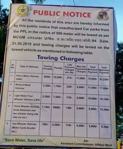 New parking policy