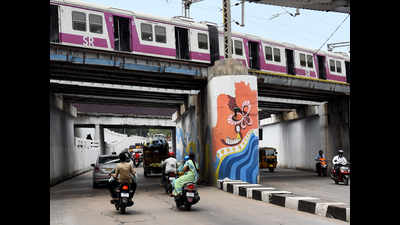 It rains human waste under this railway bridge in Chennai