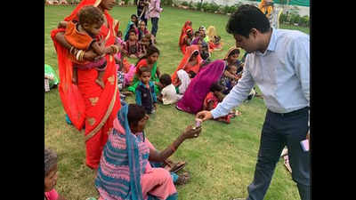 Hospital crowded, MP collector takes anaemic kids home