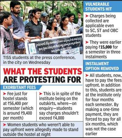 Rights activists stand by protesting TISS students, rip govt on high fee
