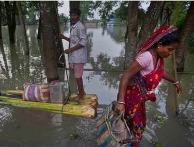Assam: Boy swept away by floodwaters in Dimoria, 40,000 hit in Sonapur ...