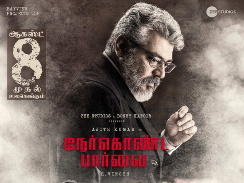 Ajith's 'Ner Konda Paarvai' awarded U/A certificate by CBFC | Tamil Movie News - Times of India