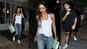 Malaika Arora gets spotted with son Arhaan Khan and friend Aditi Govitrikar on a dinner outing
