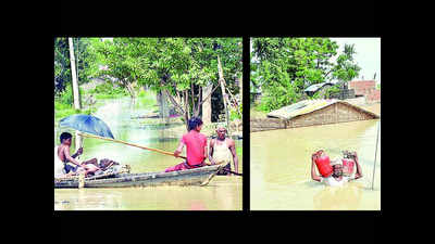 Bihar: Flood scene still grim, toll mounts to 78