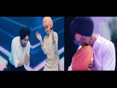 Diljit Dosanjh shares the stage with his young fans during his musical tour
