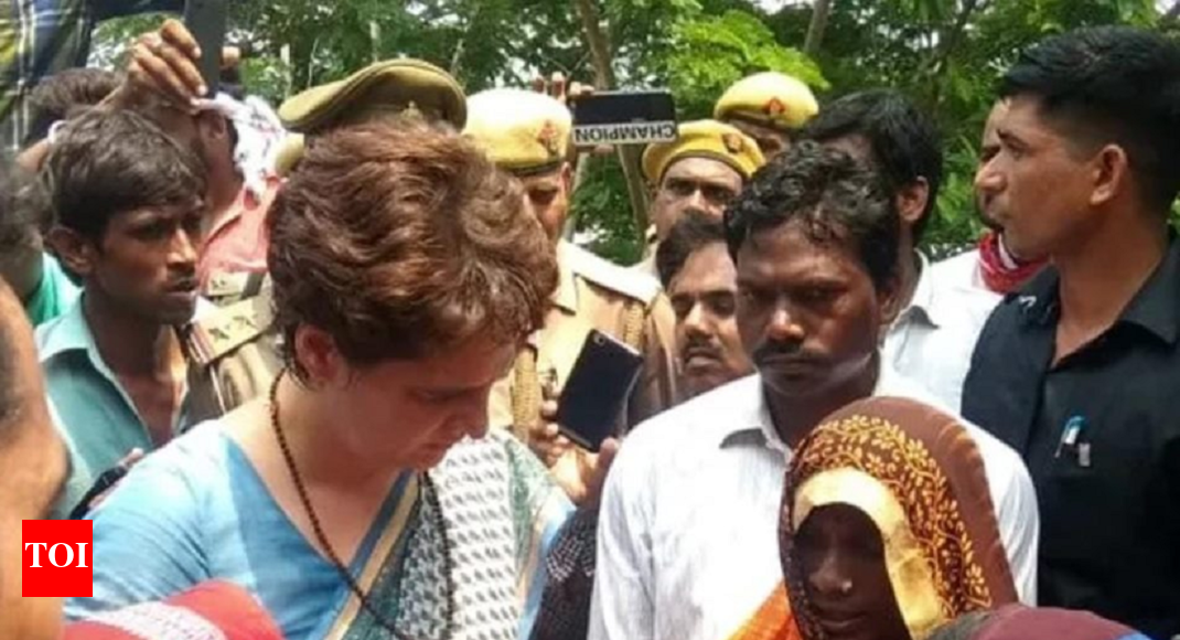 UP killings: Priyanka meets kin of victims