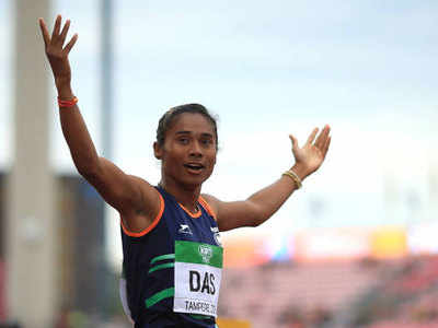 Hima Das returns to 400m run, grabs 5th gold of month