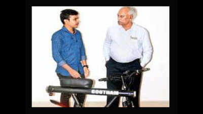 Visakhapatnam youth invents ‘rocket bike’ with Rs 16,000