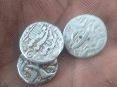 Mughal Era Silver Coins Unearthed In Bareilly Village Mughal Era Silver Coins Unearthed In