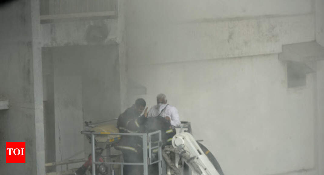 Mumbai: 86 saved from terrace of burning high-rise