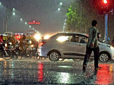 Ahmedabad: Rain lifts mood after long wait