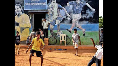 In Vada Chennai, football and local heroes help children dribble past a life of crime