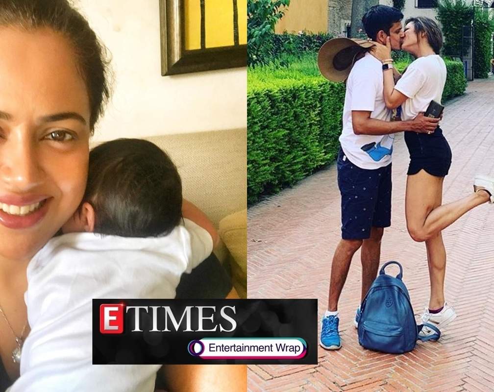 
Sameera Reddy posts an inspirational message on breastfeeding; Drashti Dhami shares a passionate kiss with hubby Neeraj Khemka, and more...
