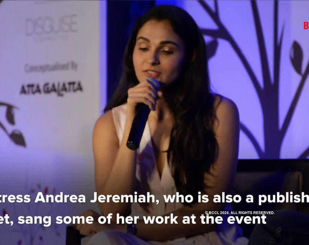 
Andrea Jeremiah at Bengaluru Poetry Festival
