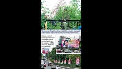 Defence, Secunderabad axe on 7 hoardings in Cantt