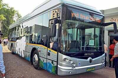 Rajkot gets E-buses on BRTS route