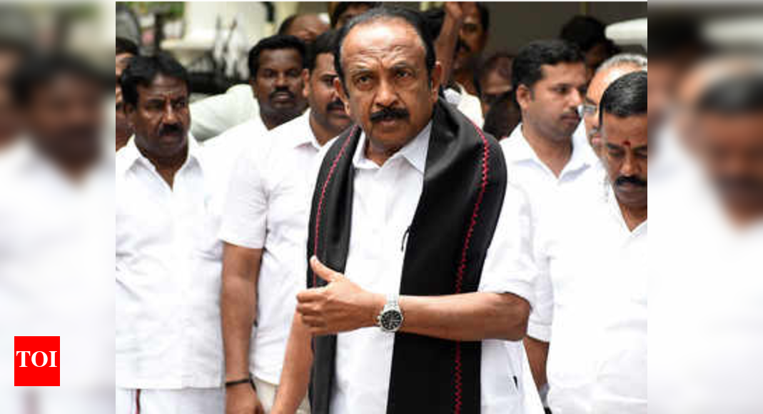 Vaiko, four others from Tamil Nadu sworn in as Rajya Sabha members ...