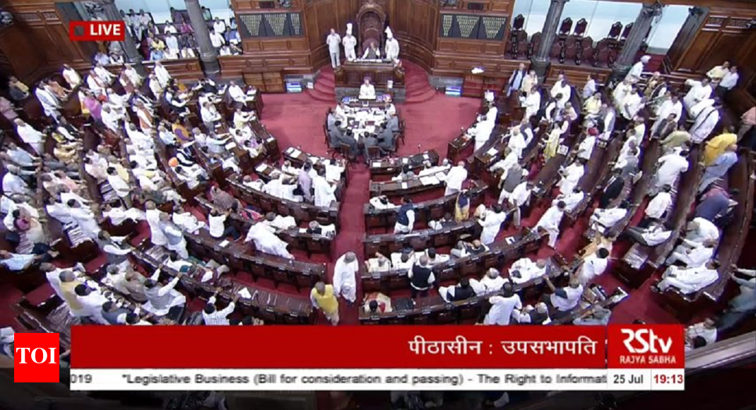 Rajya Sabha passes RTI (Amendment) Bill