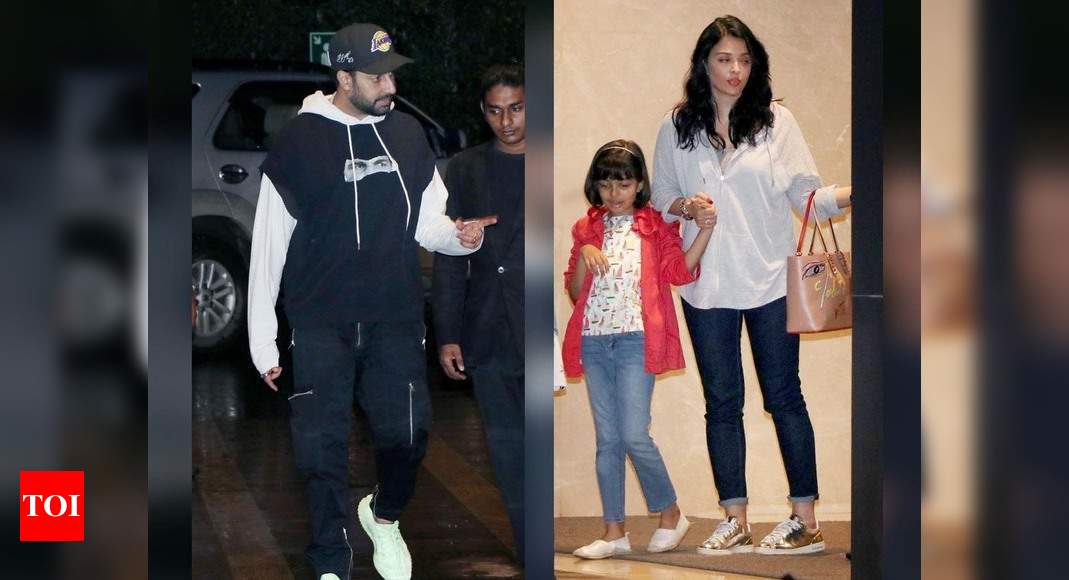 Photos: Abhishek and Aishwarya Rai Bachchan stepped out for a dinner ...