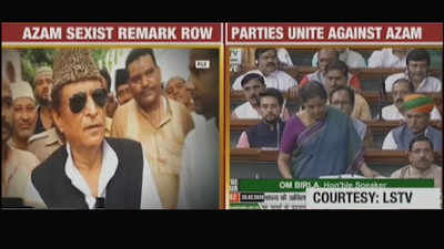 Sexist remark: Women MPs condemn, demand apology from Azam Khan in Lok Sabha