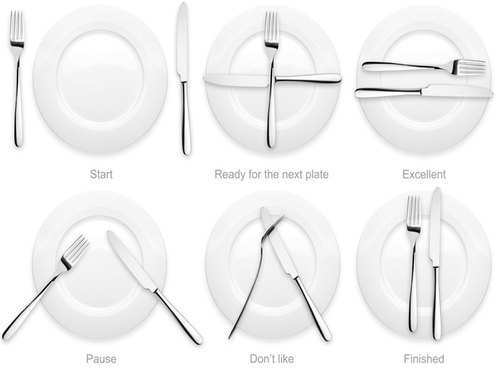 Etiquette. Where to Place Your Cutlery When You're Done Eating - The Art of  Doing Stuff