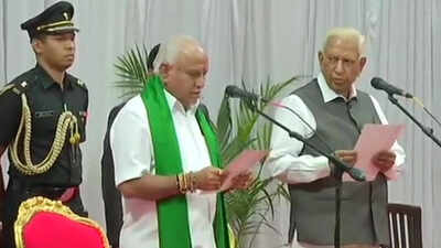 BS Yediyurappa takes oath as 25th chief minister of Karnataka