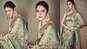 Anushka Sharma rocks the traditional avatar in this beautiful mint green floral sari