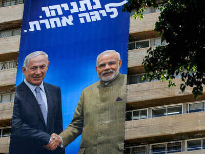 PM Modi features in Netanyahu's election campaign in Israel