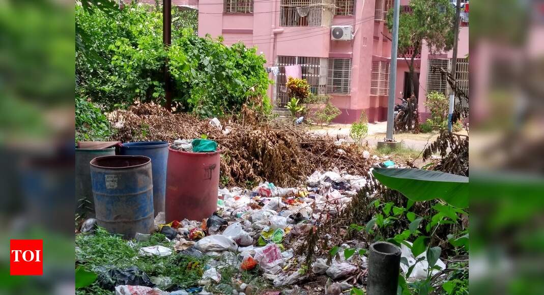unauthorised garbage dump make life miserable - Times of India