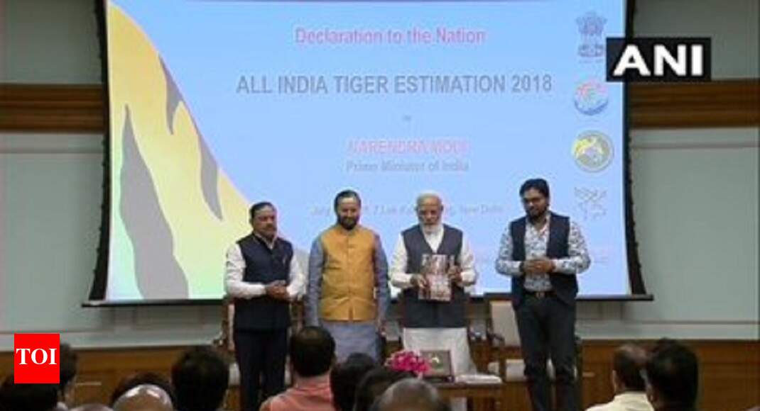 PM Modi releases results of tiger census 2018