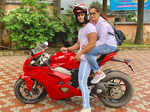 Dipika Kakar Ibrahim and Shoaib Ibrahim go on their first bike ride together