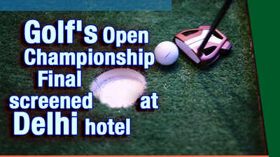Golf's Open Championship final screened in Delhi