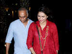 Priya Dutt at Sanjay Dutt's birthday party