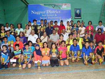 Double crown for Hriday, Ameya in Nagpur District Badminton tournament